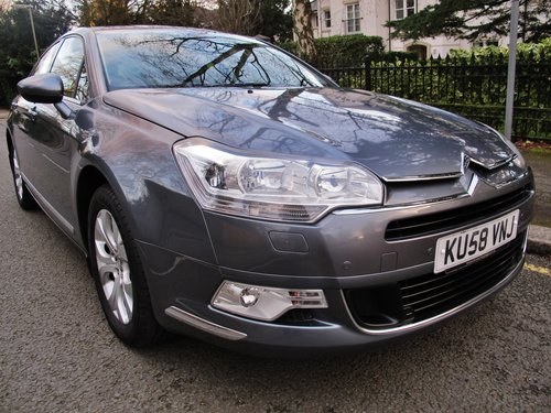 CITROEN C5 2.0 HDi SALOON 2008/58 FSH NEW CLUTCH and CAMBELT SOLD