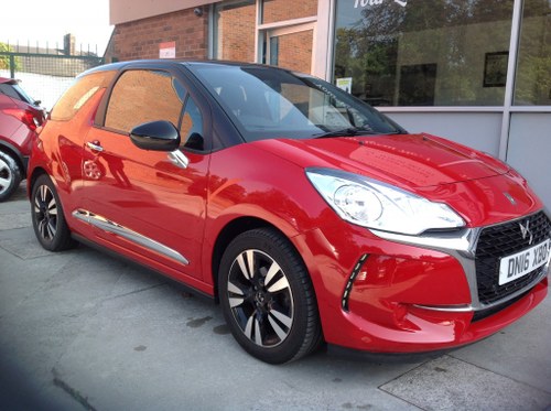 2016 DS DS 3 1.2 PURETECH CHIC 3DR RED For Sale