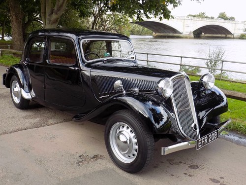 1950 Citroen Traction Avant 11CV Light Fifteen - RHD - Restored SOLD