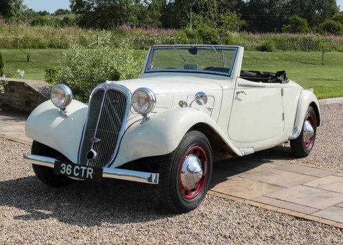 1936 Citroen Light 15 Roadster For Sale by Auction