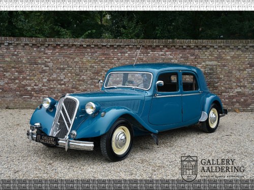 1955 Citroën Traction Avant 15/6 H Only 1.350 made, Hydropneumati In vendita