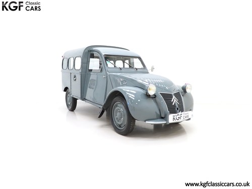 A Rare and Magnifique 1958 Citroen 2CV AZU Fourgonnette VENDUTO