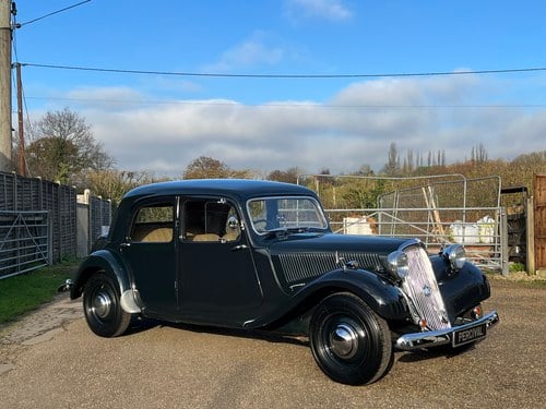 1953 Citroen Traction Avant, right hand drive, Sold SOLD