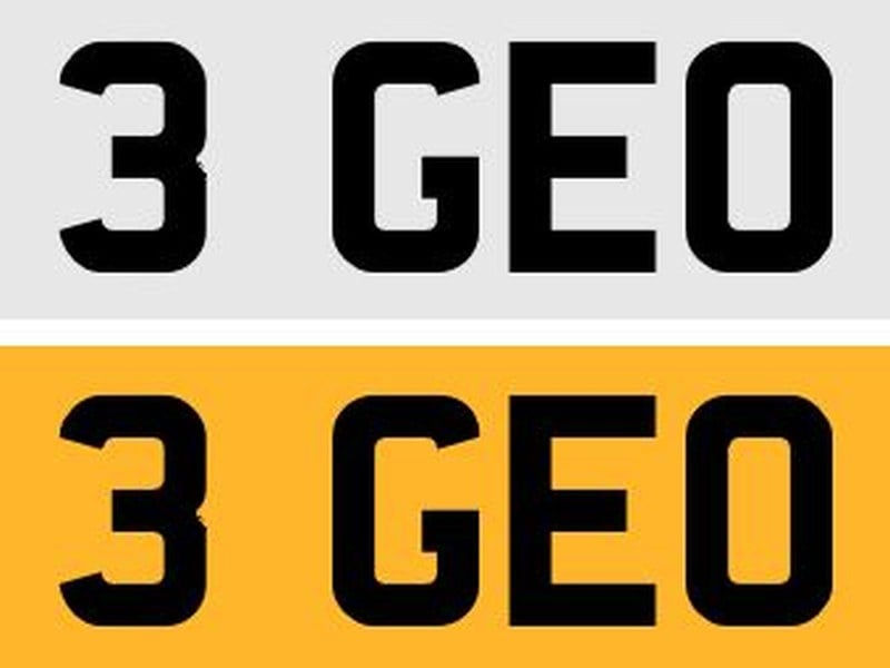 2016 NUMBER PLATE PLATE