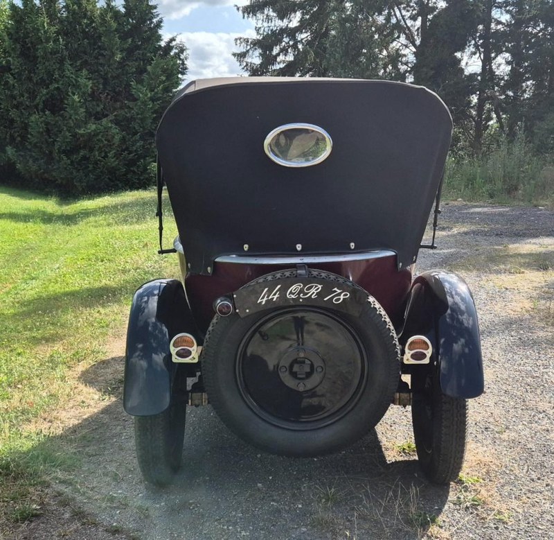 1926 Car Rear 1926 Citroen Type C Dark red Manual, 3 speed Left Hand Drive in Gambais ...