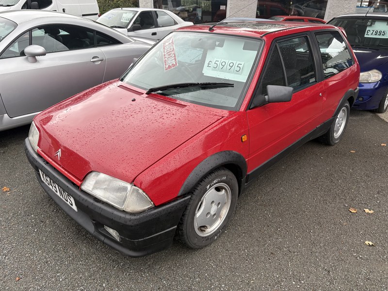 1992 Citroen AX Red Manual, speed Right Hand Drive in
