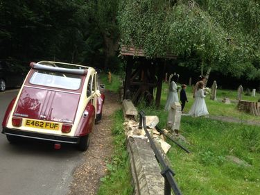 Picture of Citroen 2CV Wedding Hire including Chauffeur