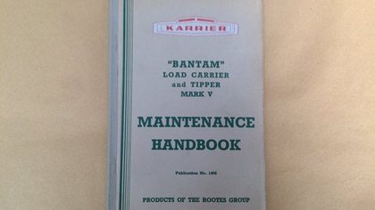 Commer Karrier Bantam Mark V Handboook