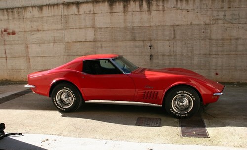 1971 FS Corvette C3 chrome bumpers LHD For Sale