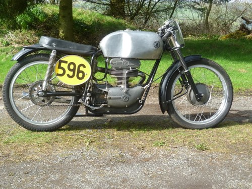 1956 CZ 125cc DOHC racing motorcycle In vendita