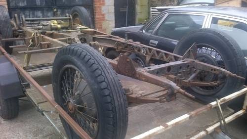 1936 Daimler rolling wire wheel chassis SOLD