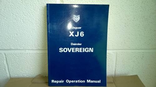 1978 jaguar xj6/daimler sovereign operation repair manu In vendita