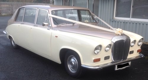 1981 Ivory and champagne Daimler For Sale