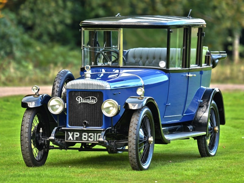 1923 Daimler D16 Landaulette. Electric vehicle.
