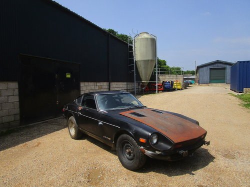 Datsun 280z 1977 LHD 5 Speed 2 seater Coupe Project.  VENDUTO
