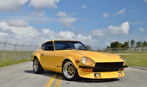 1973 Datsun 240Z Coupe = Manual Yellow Many Mods $29.5k For Sale