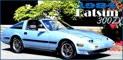1984 Datsun (Nissan) 300ZX = Manual Clean Blue(~)Grey $8.9k  In vendita