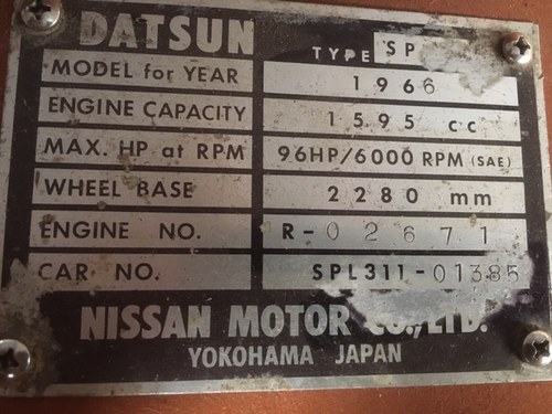 1966 Datsun Fairlady - 9
