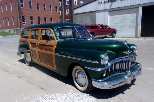 1949 DeSoto Custom 9 Passsenger Woodie Wagon For Sale