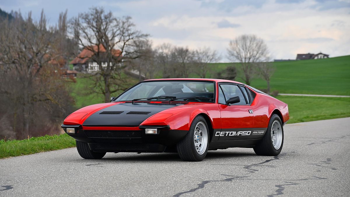 1971 De Tomaso Pantera Rot Manual, 5 speed Left Hand Drive in ...