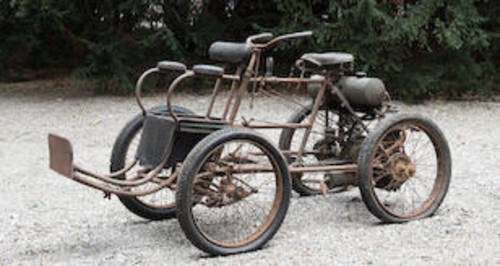 C.1900 DE DION BOUTON QUADRICYCLE  For Sale by Auction