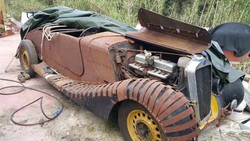 1936 Delage D6-70 rolling chassis In vendita