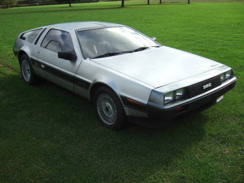 1981 DeLorean DMC-12 Stainless Steel Gullwing Coupe For Sale