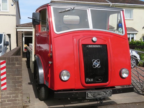 1956 Dennis Pax P6 Diesel Classic flat bed lorry For Sale