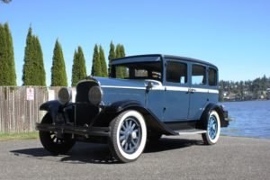 1929 Desoto 4 Door sedan = clean Blue(~)Grey driver $14.9k In vendita