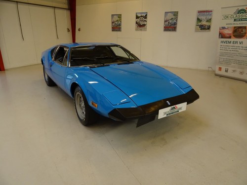 1974 DeTomaso Pantera Lusso, 2-owners from new VENDUTO