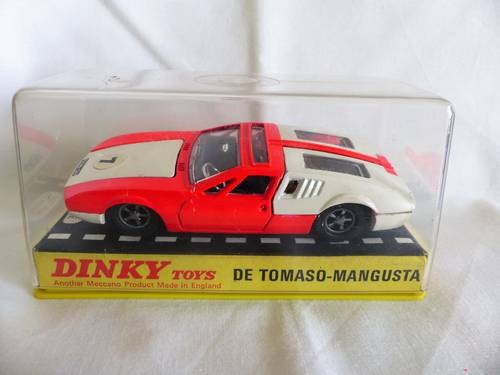 1970 VINTAGE DINKY TOYS DE TOMASO-MANGUSTA 1:43 SCALE In vendita