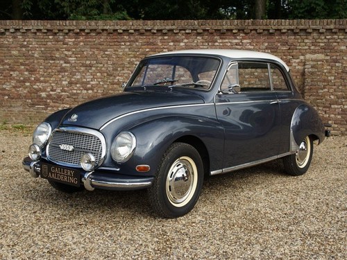 1959 DKW F93 3=6 Coupe completely restored, rare and original Dia In vendita