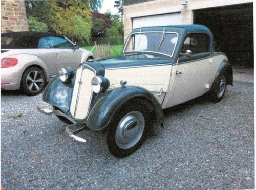 1936 DKW 2 doors with spider For Sale