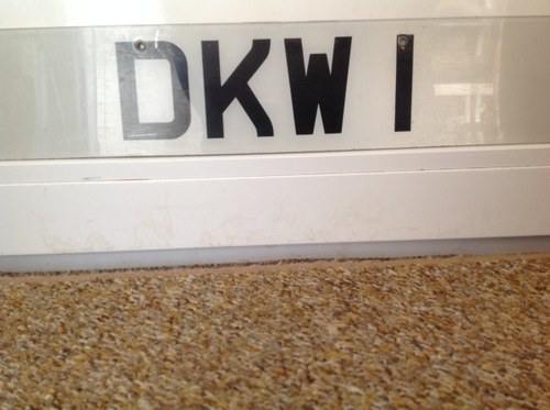 Cherished number plate For Sale