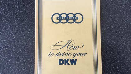 Auto Union, how to drive your DKW.
