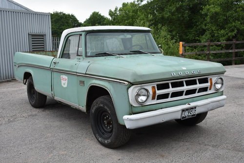 Lot 60 - A 1969 LHD Dodge D200 Camper Special - 17/06/18 For Sale by Auction