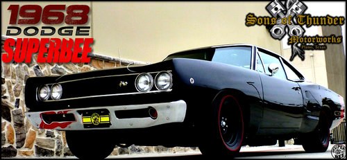 1968 Dodge Super Bee = 440 6 pack V8 Restored Black $84.5k For Sale