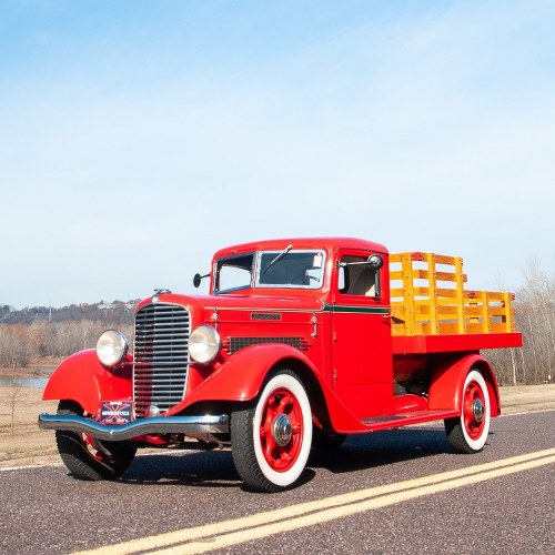 1935 Diamond-T 211-AD Deluxe One-ton Stakebed Pickup $33.9k For Sale