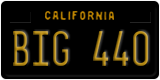 1962 Dateless plate BIG 440 In vendita