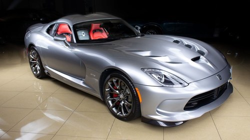 2014 Dodge Viper 2S Coupe Manual Silver(~)Red  $99.9k For Sale