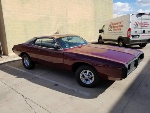 1973 Dodge Charger Coupe Project V-8 Auto AC needs tlc $7.5k For Sale