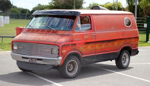 1973 Dodge B100 Tradesman Shorty Van (318) Kaufen Bei