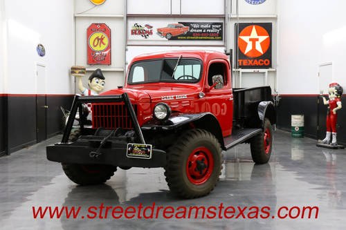 Restored 1946 Dodge Power Wagon 230 L-Head I6 SOLD