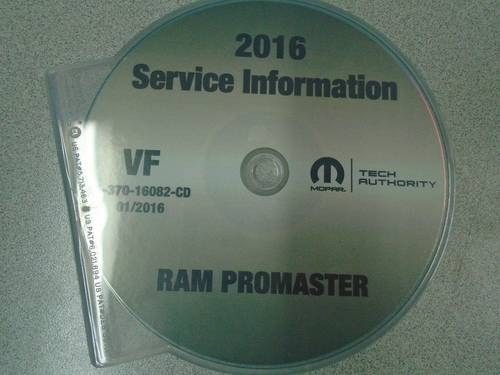 2016 Dodge RAM Workshop Manual CD In vendita
