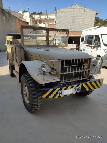 1951 Dodge M37 3/4Ton - diesel 6 cyl. - good condition For Sale