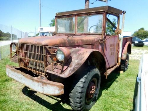1953 Dodge M37 Power Wagon Truck w Bed 6-cyl 4 speed M $6.5k For Sale