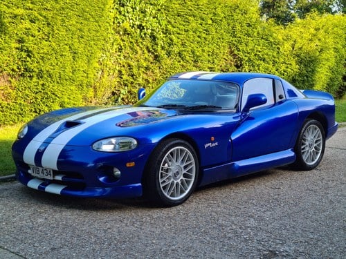 2002 DODGE VIPER GTS 5.7 V8 CHEVY COUPE RECREATION VIPER BLUE Till salu