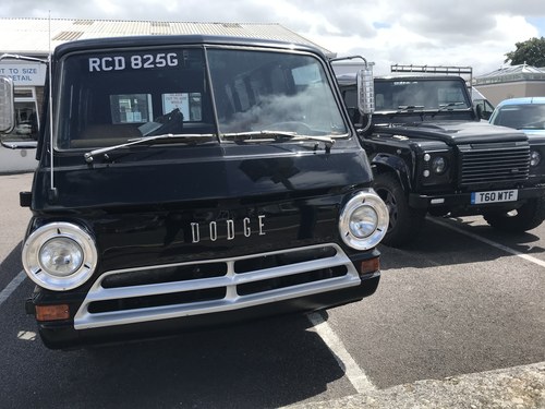 1969 Fully restored dodge a100 panel van In vendita