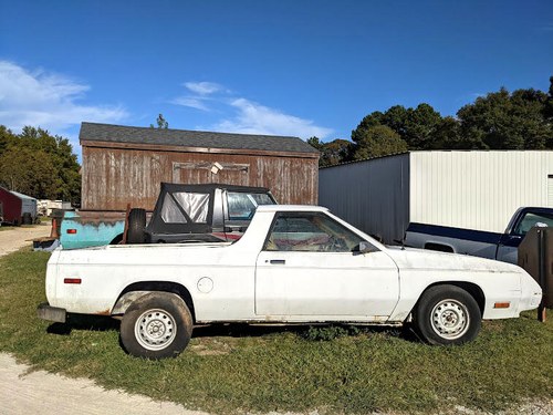 1982 Dodge Rampage 2WD Standard Cab Car(~)Truck 4 cyls AT $2 For Sale