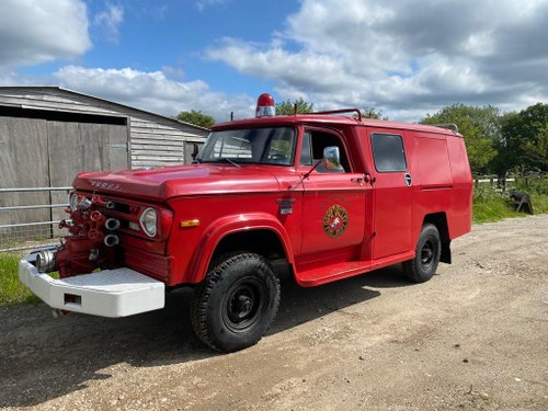 1970 Dodge 4 x 4 Power Wagon Fire Truck For Sale